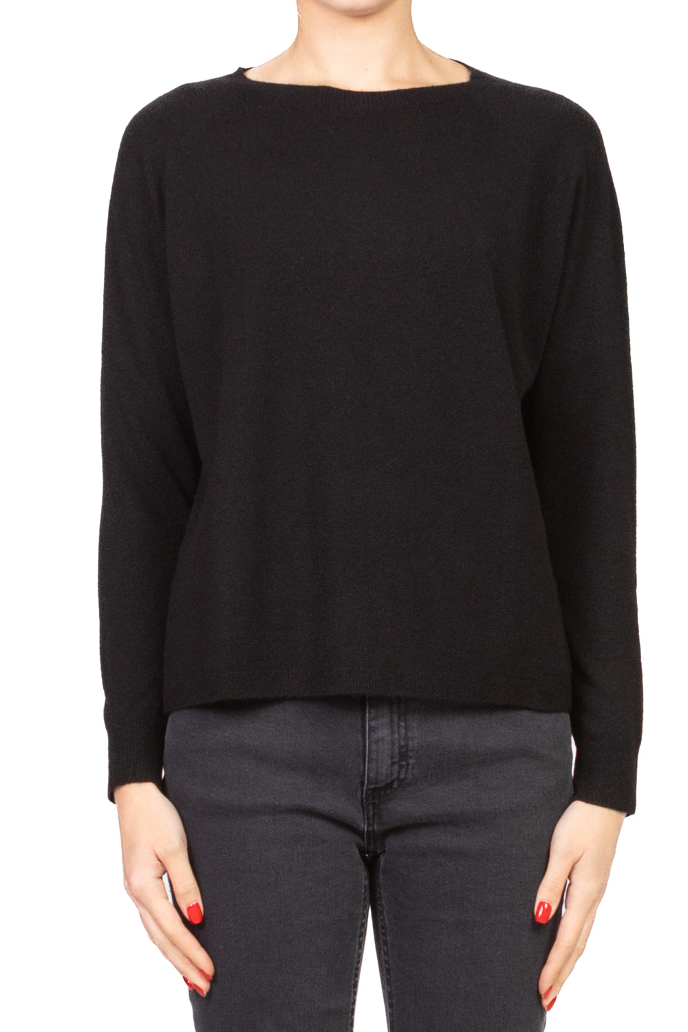 Angela Davis - Maglia girocollo scatoletta Art. RI9PA12