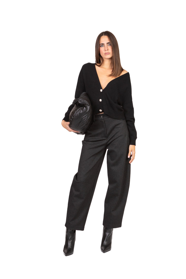 Vicolo - Cardigan scollo v bottoni gioiello Art. 77038F