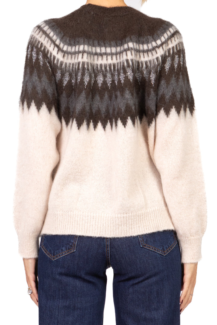 Tensione In - Maglia fantasia con lurex Art. D81326