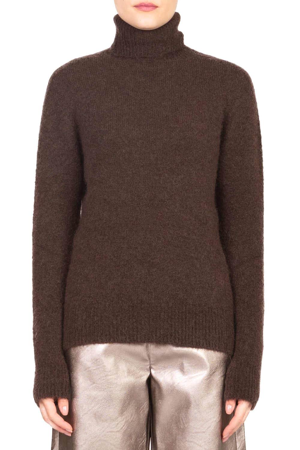 Tensione In - Maglia collo alto misto mohair Art. D82119