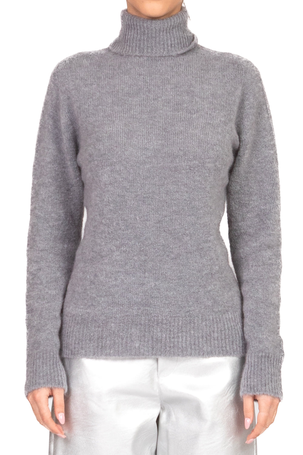 Tensione In - Maglia collo alto misto mohair Art. D82119