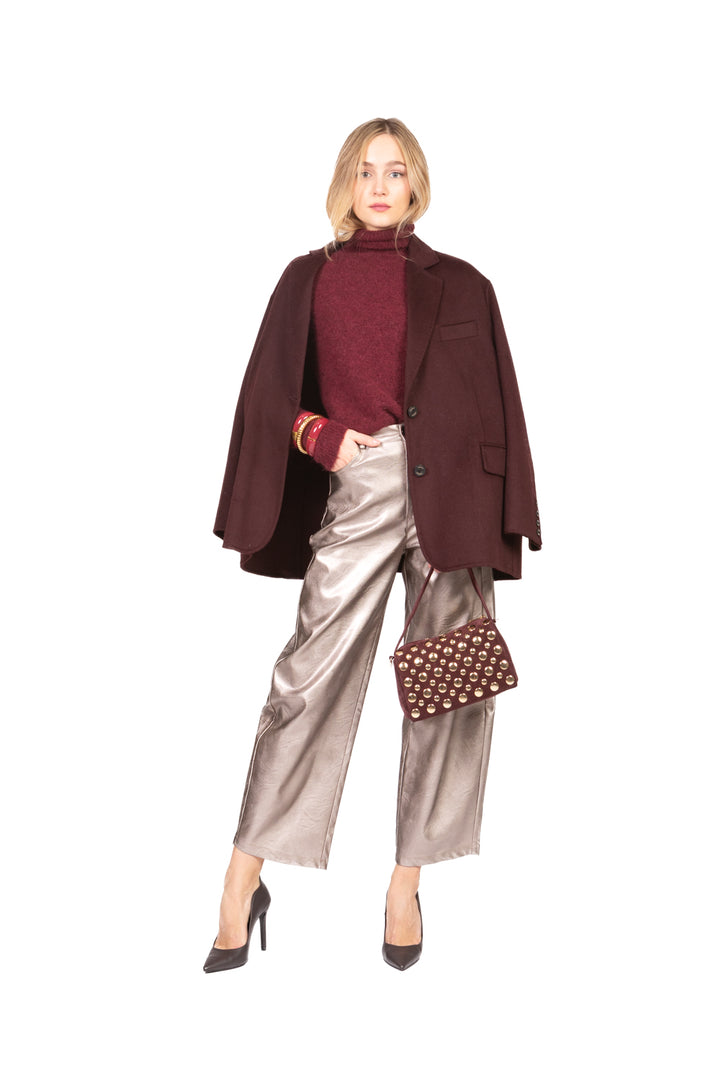 Tensione In - Maglia collo alto misto mohair Art. D82119