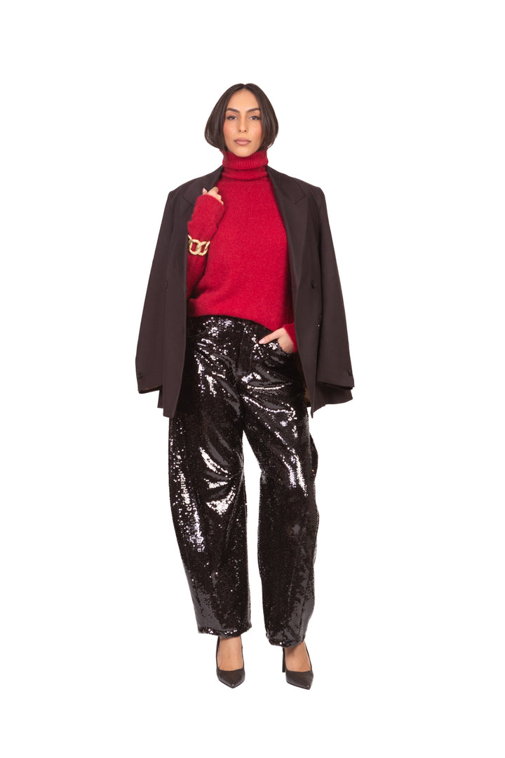 Tensione In - Maglia collo alto misto mohair Art. D82119