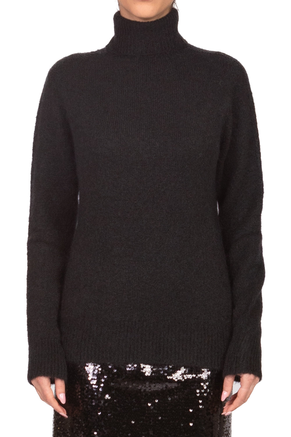 Tensione In - Maglia collo alto misto mohair Art. D82119