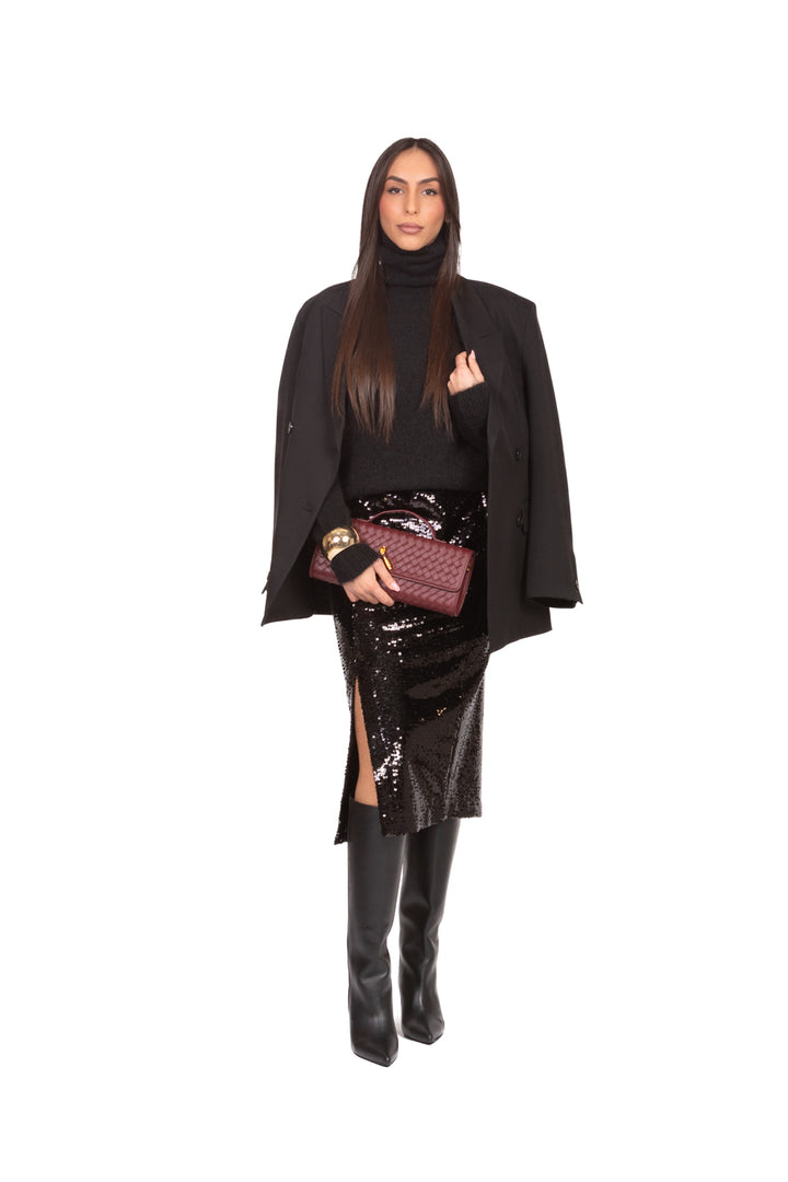 Tensione In - Maglia collo alto misto mohair Art. D82119