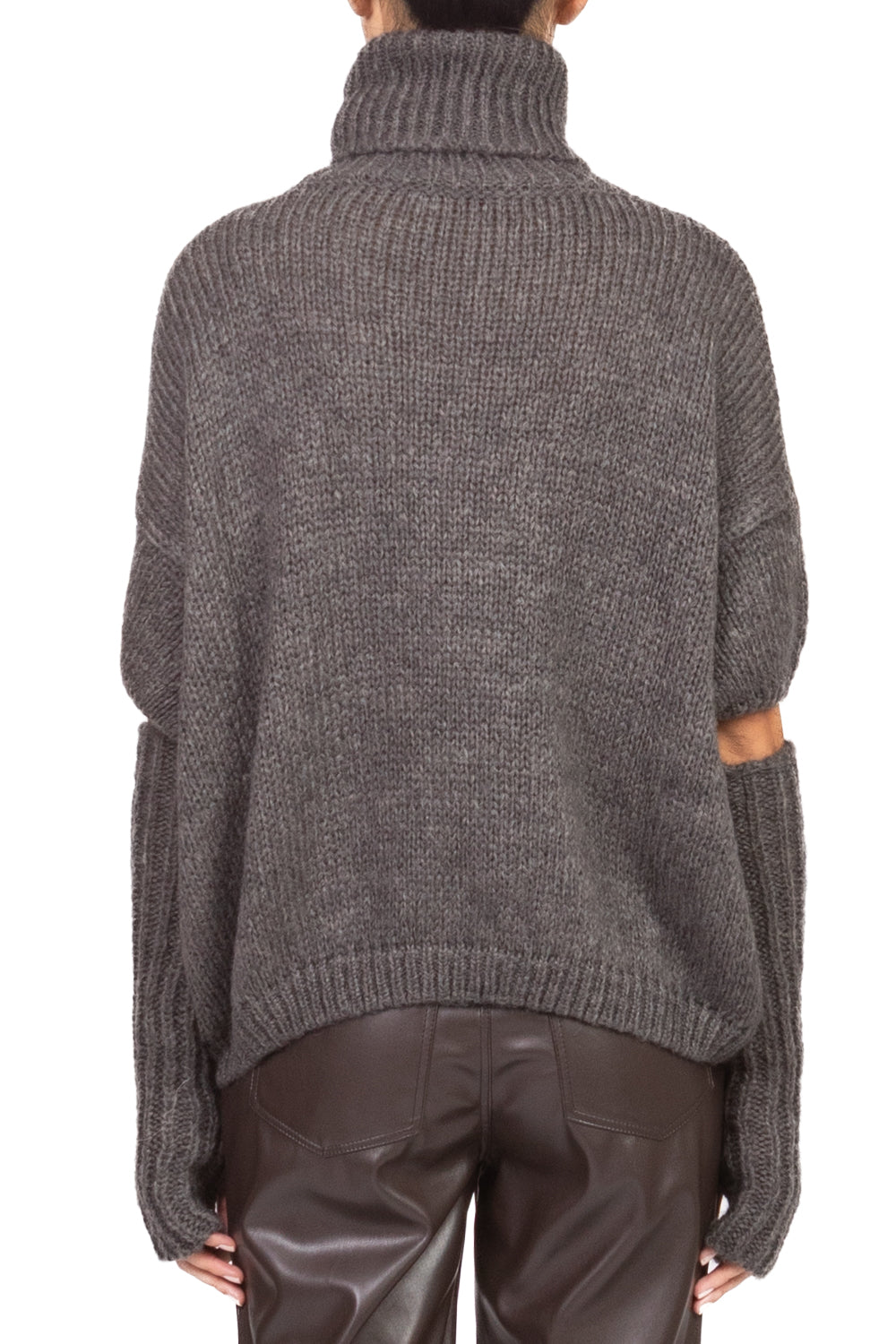 Kontatto - Maglia collo alto con manicotti Art. 3M1116NI