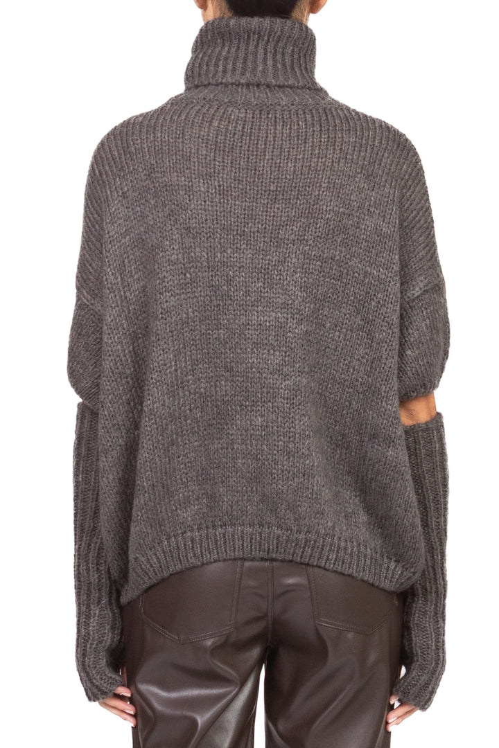 Kontatto - Maglia collo alto con manicotti Art. 3M1116NI