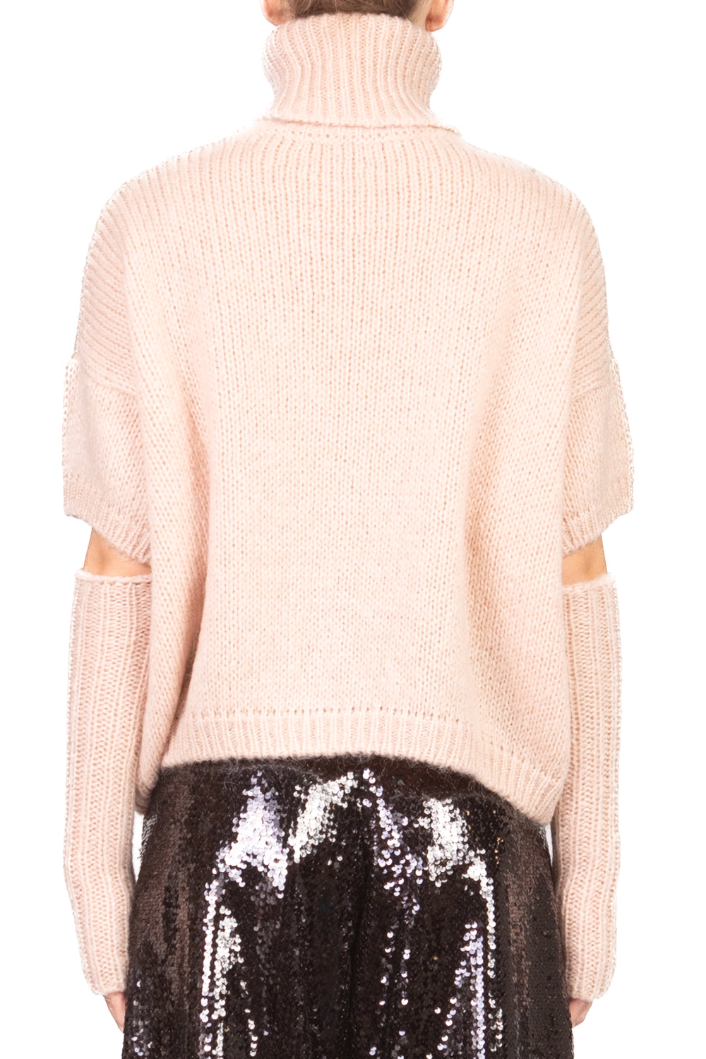 Kontatto - Maglia collo alto con manicotti Art. 3M1116NI