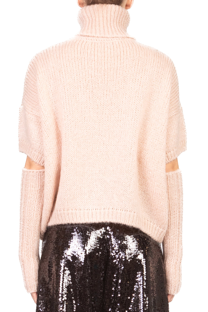 Kontatto - Maglia collo alto con manicotti Art. 3M1116NI