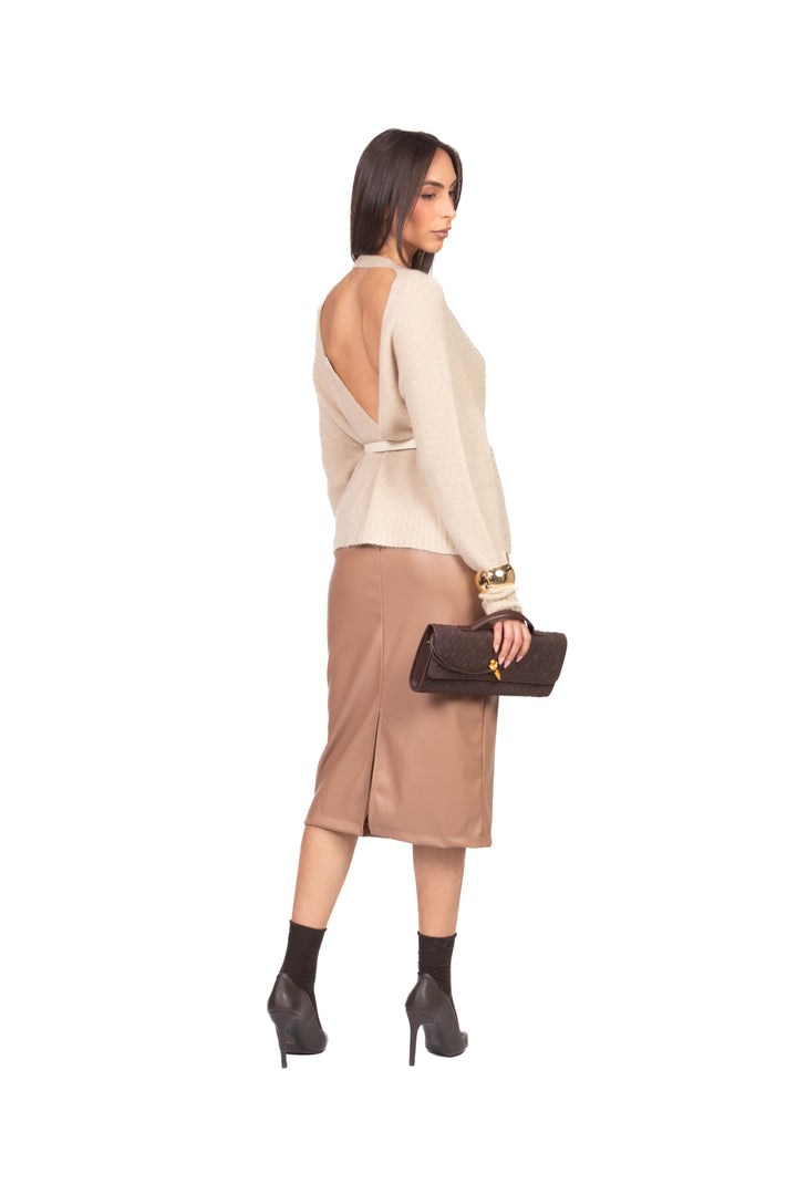 Angela Davis - Maglia scollo V posteriore Art. RI8PA97