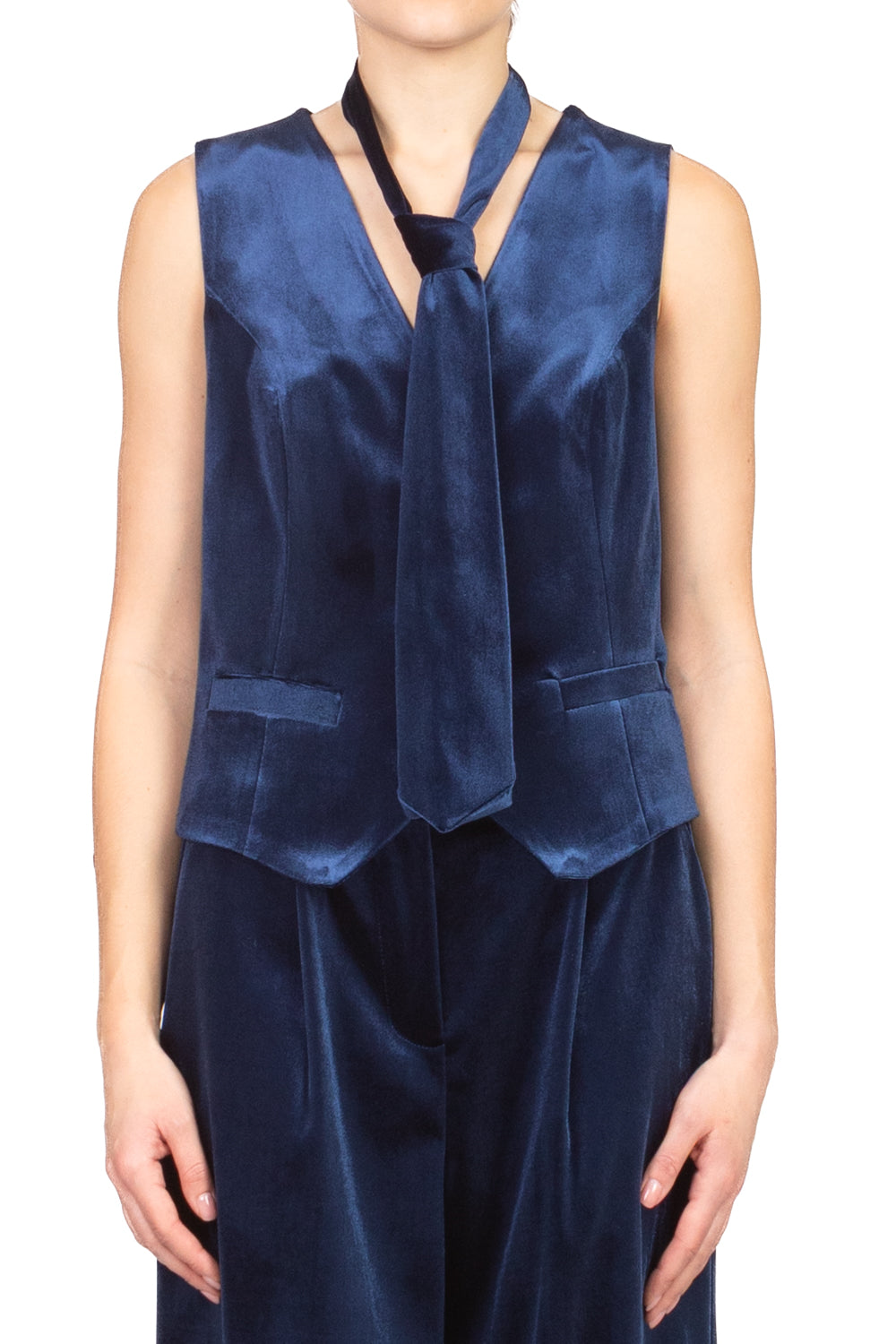 Dixie - Completo in ciniglia gilet e pantalone Art. L845Y044/P845Y174