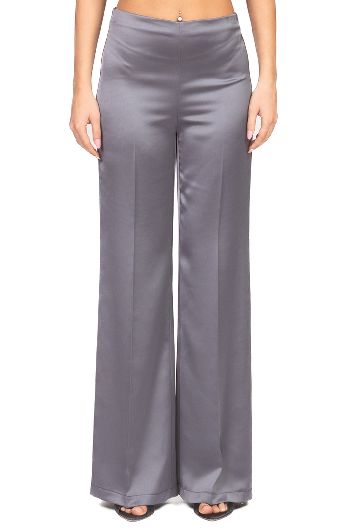 Imperial - Pantalone palazzo in raso Art. P8D5KBA