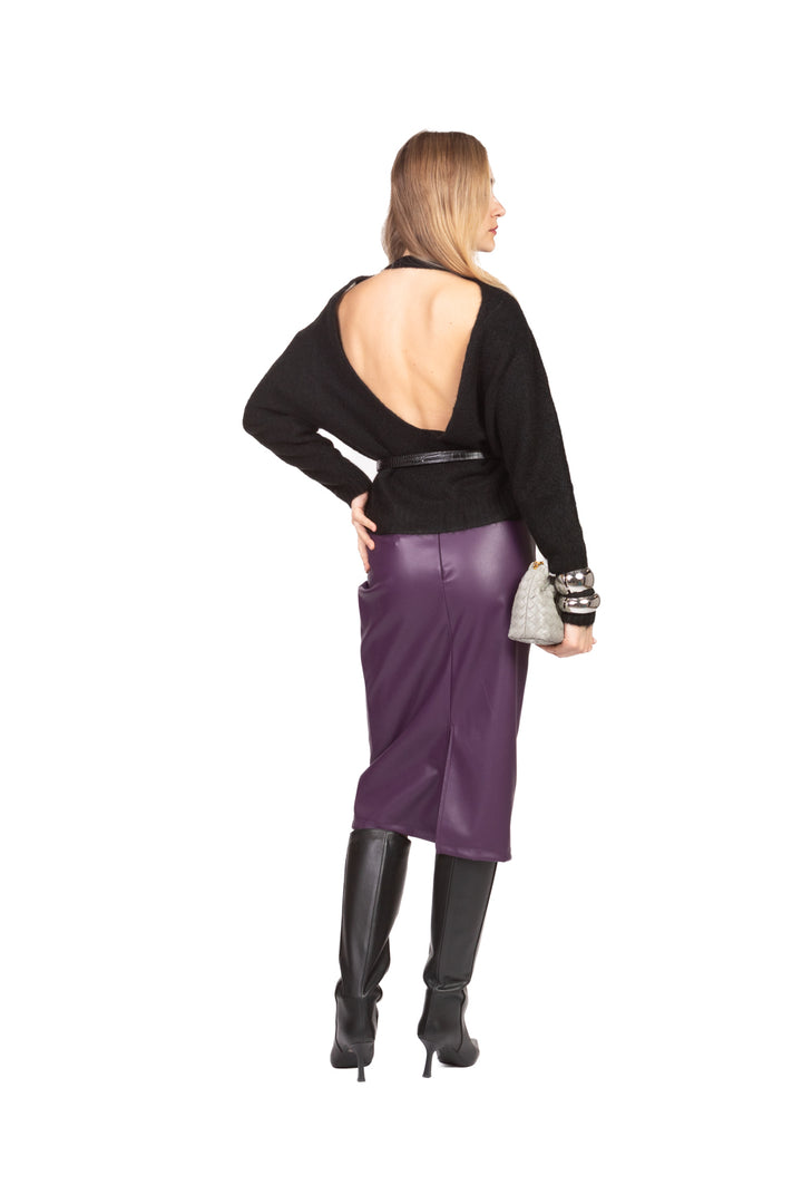 Angela Davis - Maglia scollo V posteriore Art. RI8PA97