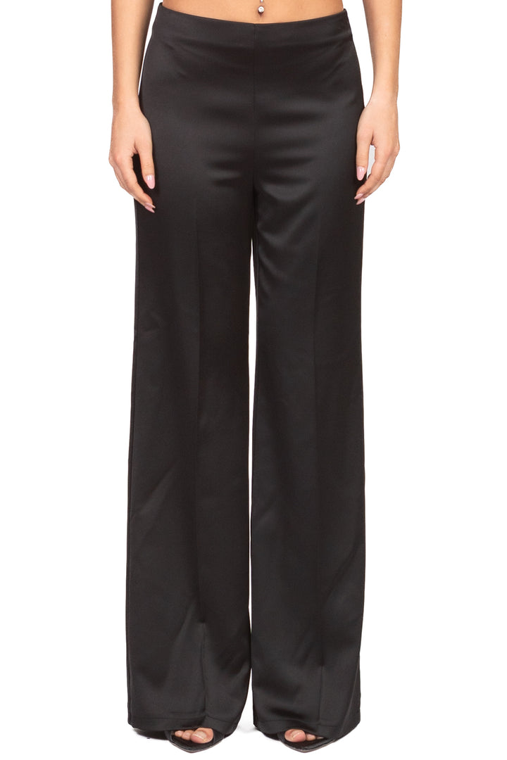 Imperial - Pantalone palazzo in raso Art. P8D5KBA