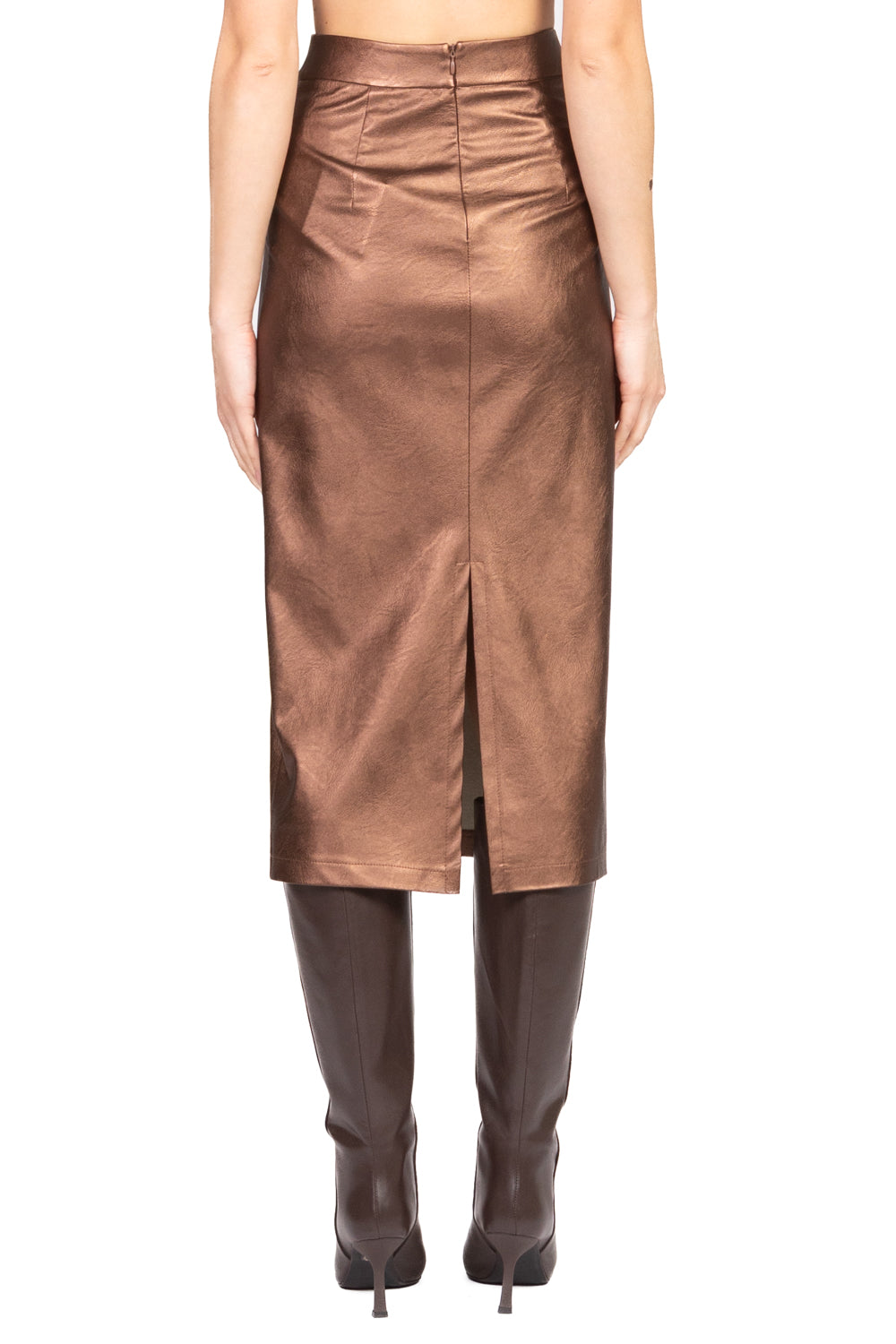 Tensione In - Gonna ecopelle laminata Art. 26G1717