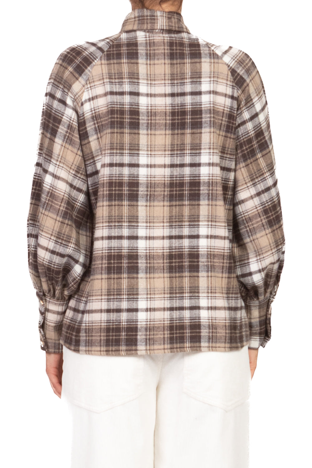 Tensione In - Camicia flanella check con fiocco Art. 26C1732