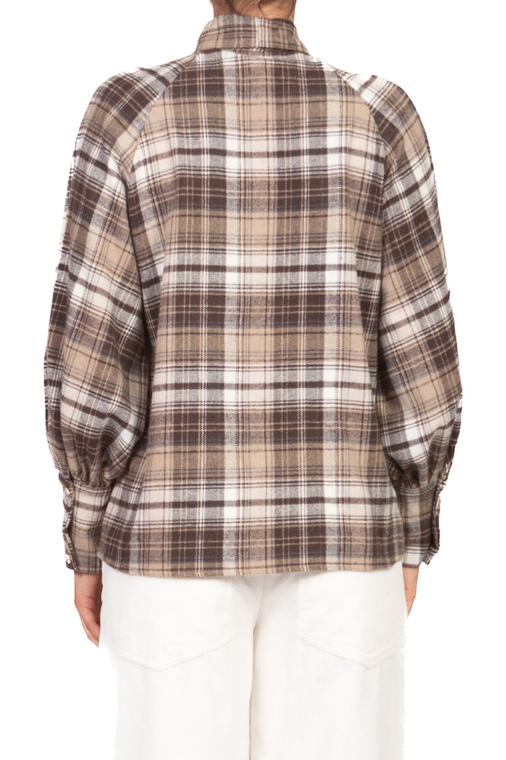 Tensione In - Camicia flanella check con fiocco Art. 26C1732