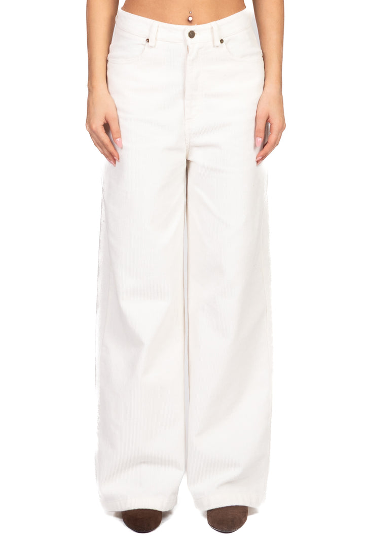 Tensione In - Pantalone palazzo velluto coste Art. W25PC61