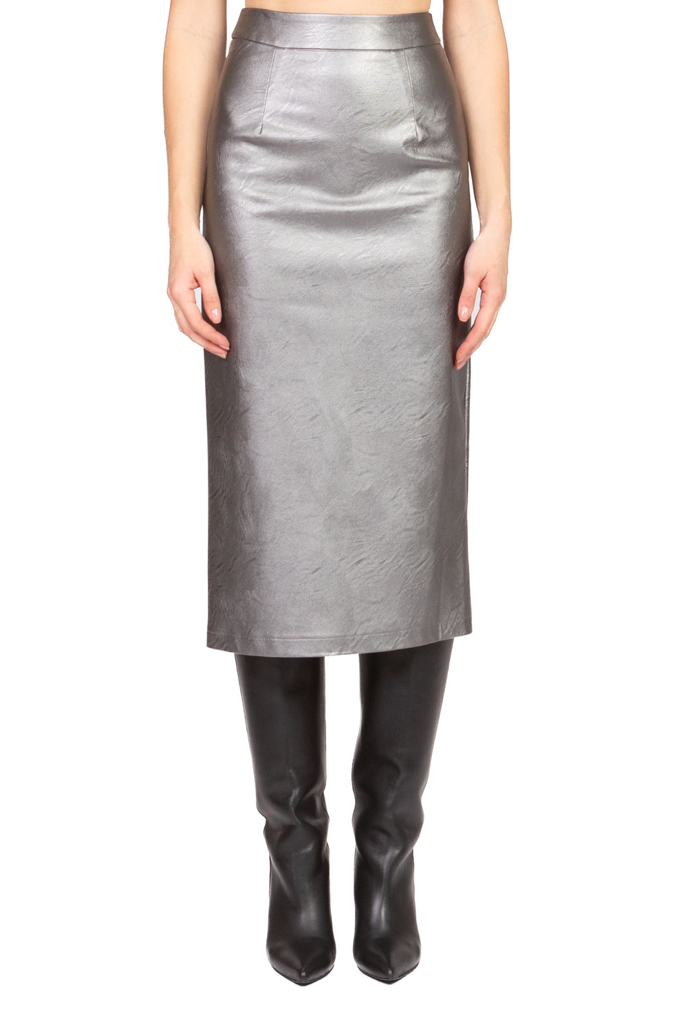 Tensione In - Gonna ecopelle laminata Art. 26G1717