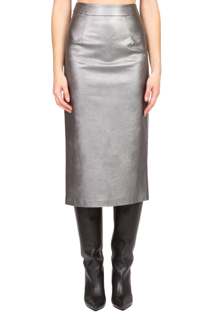 Tensione In - Gonna ecopelle laminata Art. 26G1717