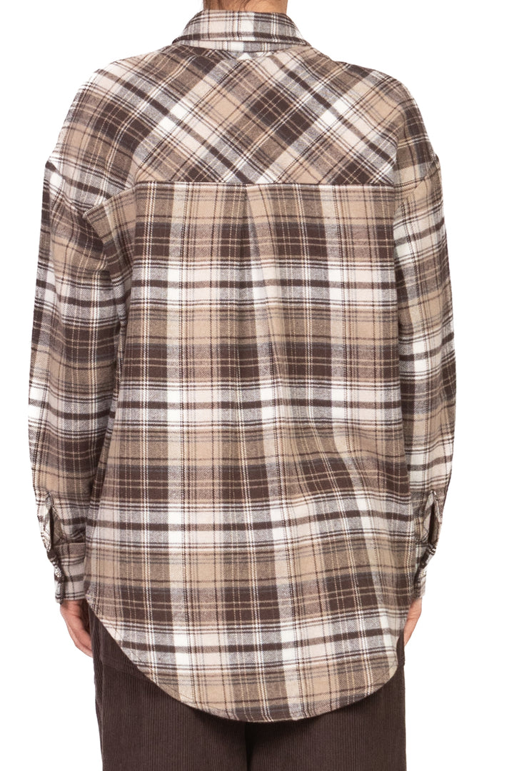 Tensione In - Camicia flanella check bottoni gioiello Art. 26C1733