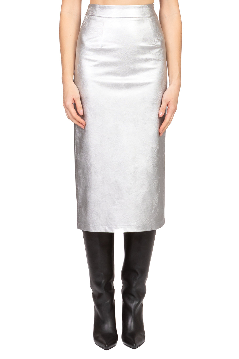 Tensione In - Gonna ecopelle laminata Art. 26G1717