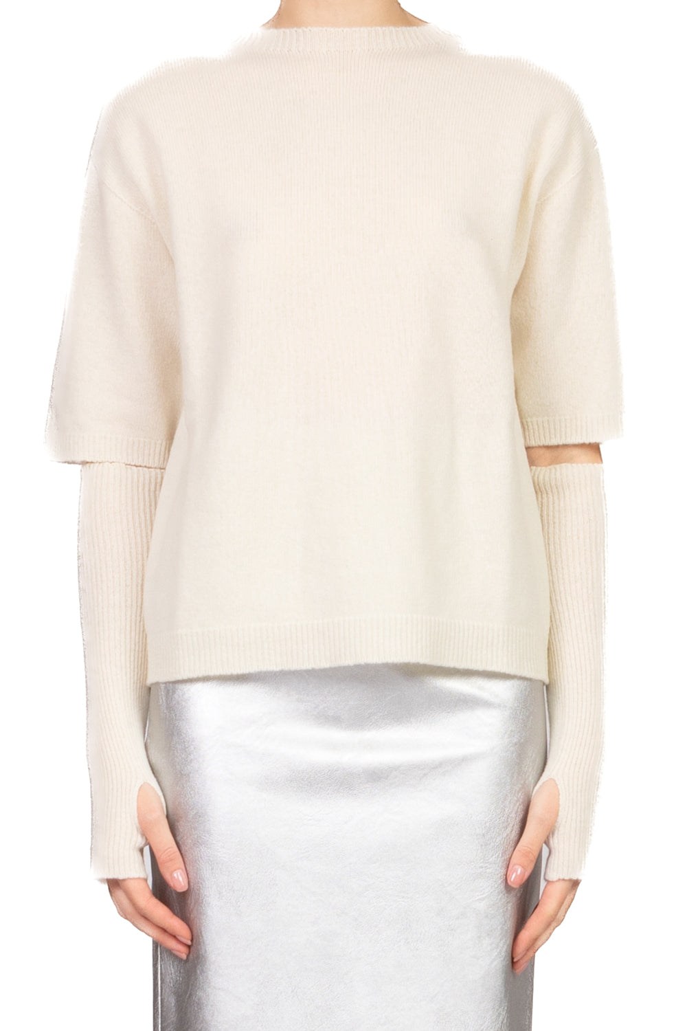 Kontatto - Maglia mezza manica con manicotti Art. 3M1105NI