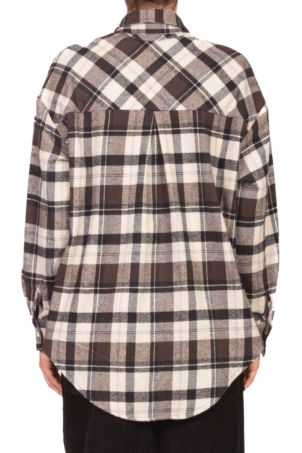 Tensione In - Camicia flanella check bottoni gioiello Art. 26C1733