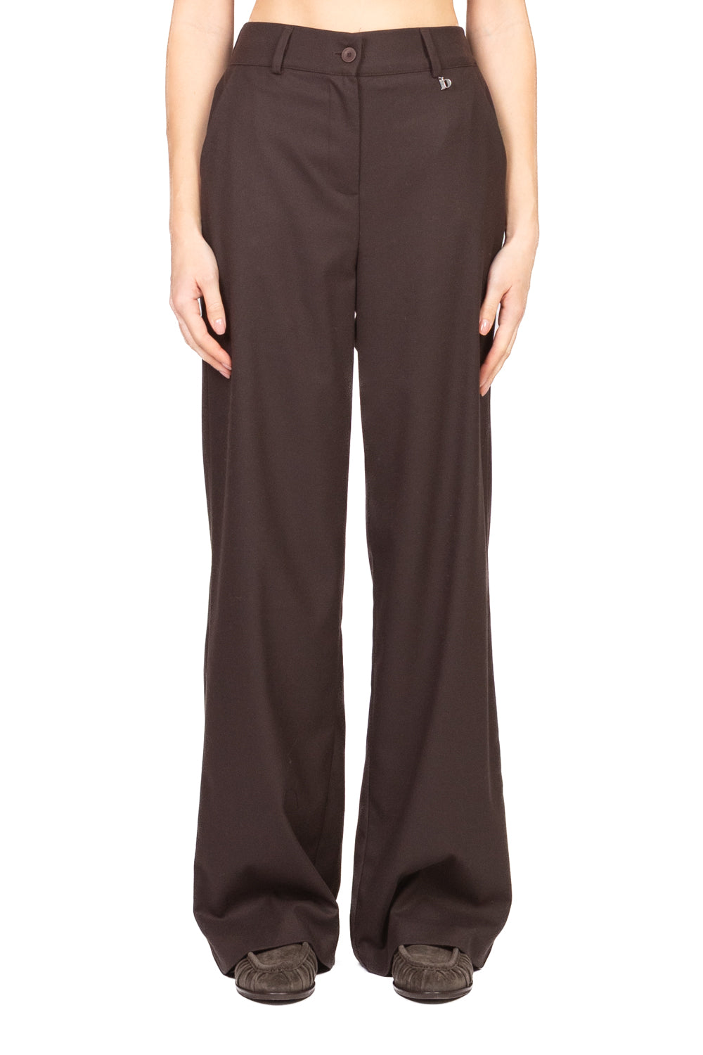 Dixie - Pantalone palazzo in flanella Art. P845Y160