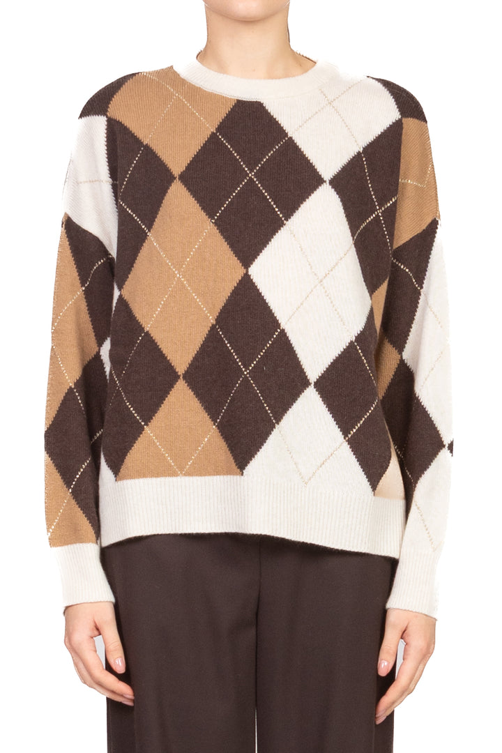 Tensione In - Maglia girocollo rombi Art. D82101