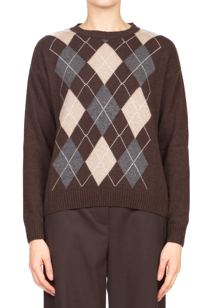 Tensione In - Maglia girocollo a rombi Art. D82012