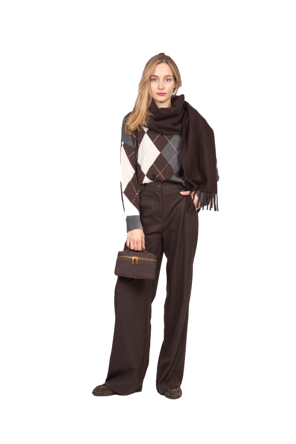 Tensione In - Maglia girocollo rombi Art. D82101