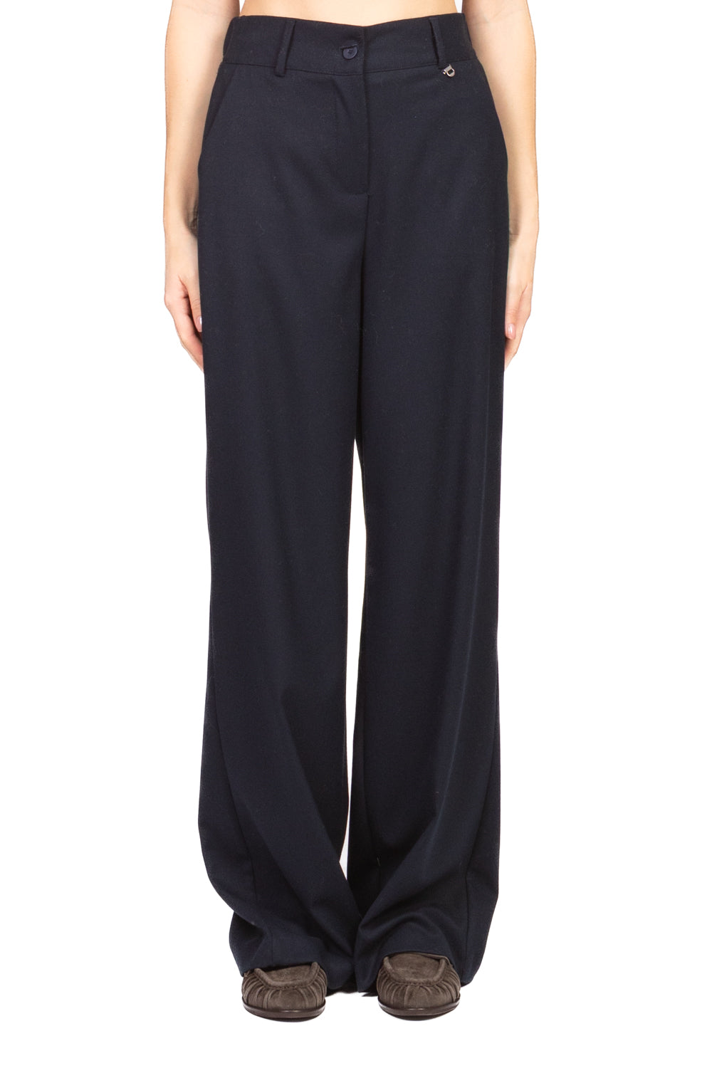 Dixie - Pantalone palazzo in flanella Art. P845Y160