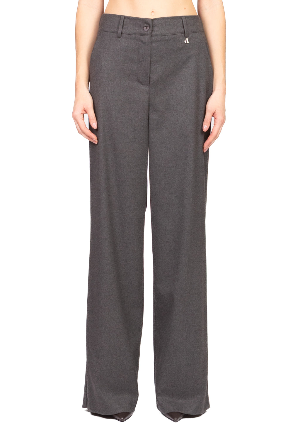 Dixie - Pantalone palazzo in flanella Art. P845Y160