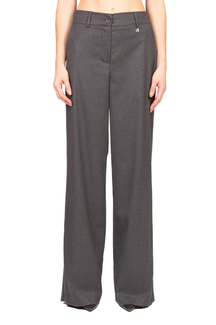 Dixie - Pantalone palazzo in flanella Art. P845Y160