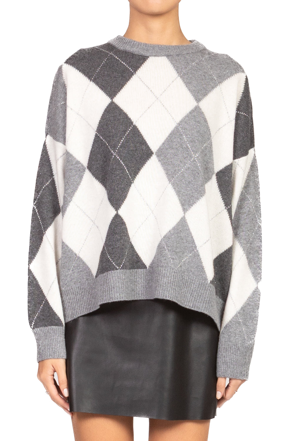 Tensione In - Maglia girocollo rombi Art. D82101