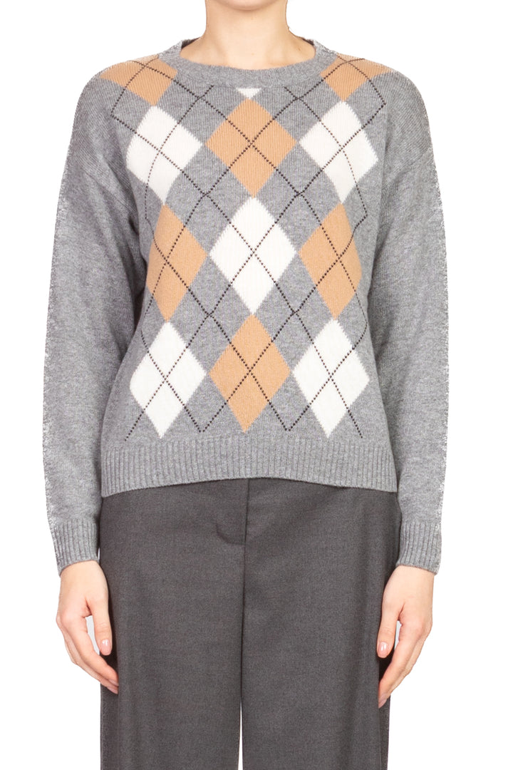 Tensione In - Maglia girocollo a rombi Art. D82012