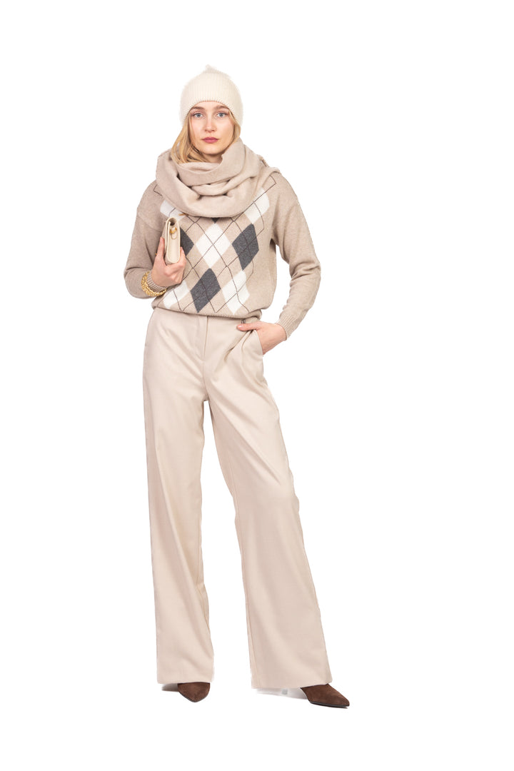 Tensione In - Maglia girocollo a rombi Art. D82012