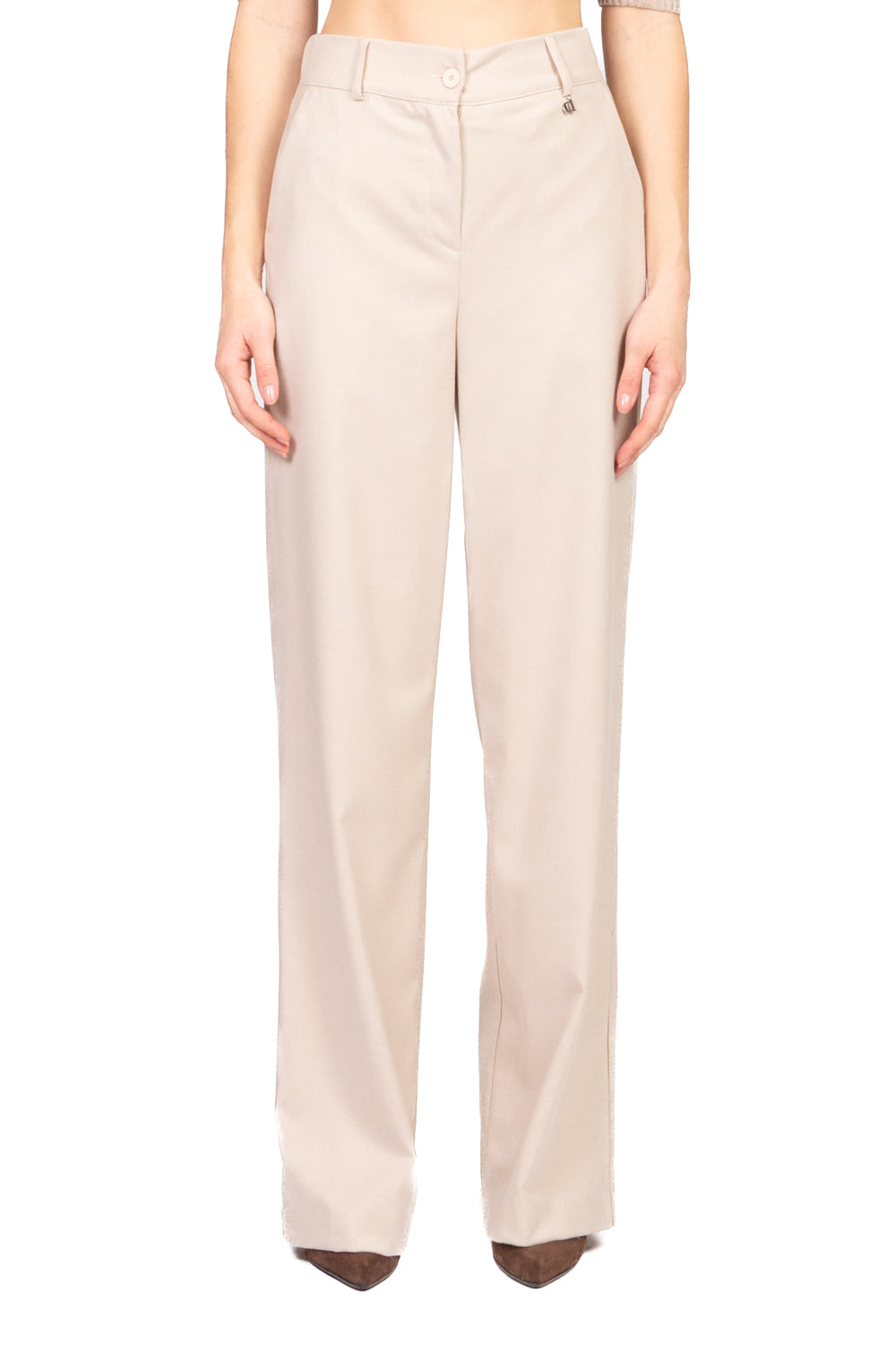 Dixie - Pantalone palazzo in flanella Art. P845Y160