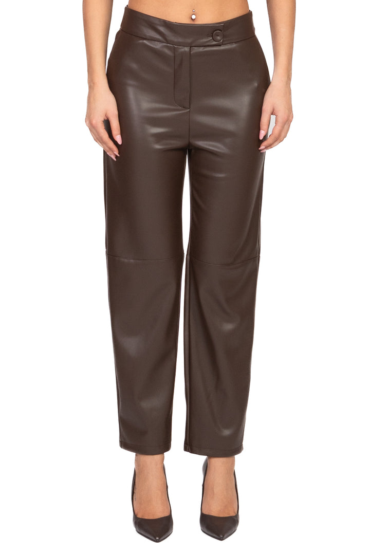 Imperial - Pantalone ecopelle carrot Art. P6D5KGJ