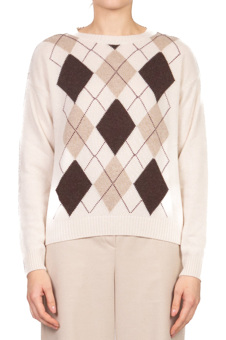 Tensione In - Maglia girocollo a rombi Art. D82012