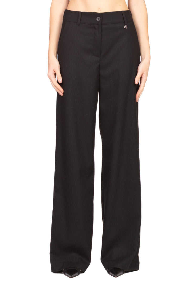 Dixie - Pantalone palazzo in flanella Art. P845Y160