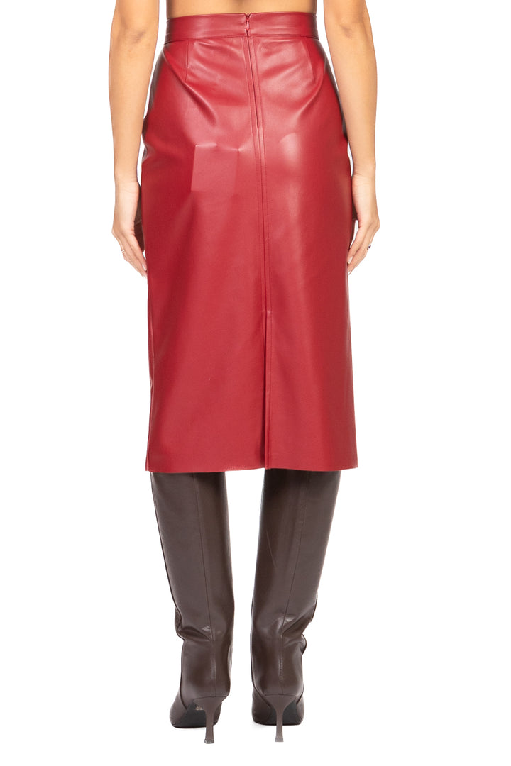 Tensione In - Gonna ecopelle longuette Art. N20087AT