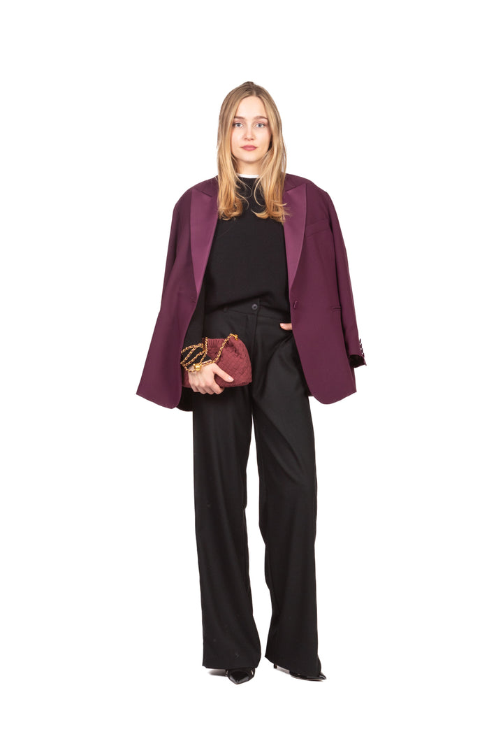 Dixie - Pantalone palazzo in flanella Art. P845Y160