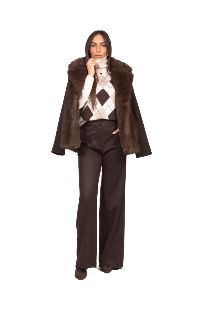 Tensione In - Maglia collo alto rombi Art. D82122