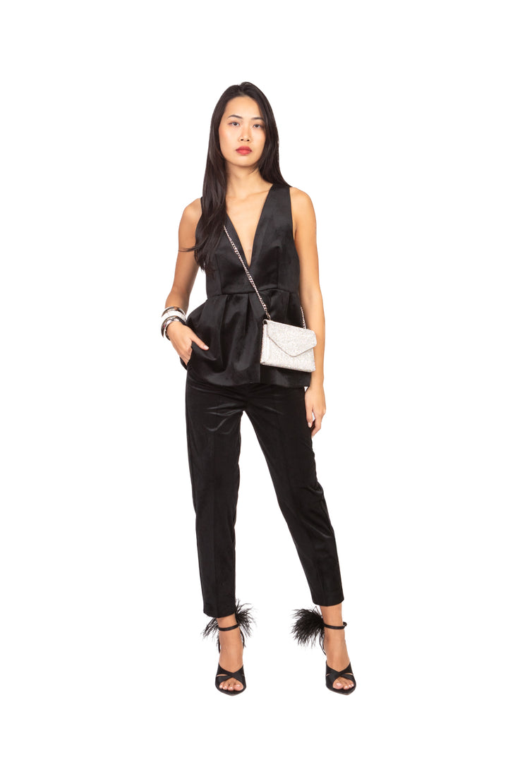 Vicolo - Pantalone sigaretta velluto Art. TF2293