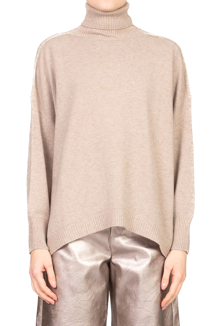 Kontatto - Maglia over collo alto stondata Art. FA105N