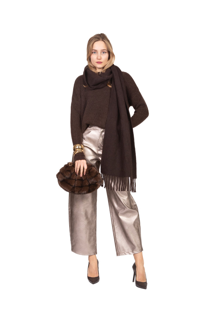 Tensione In - Maglia girocollo misto mohair Art. D79275AI25