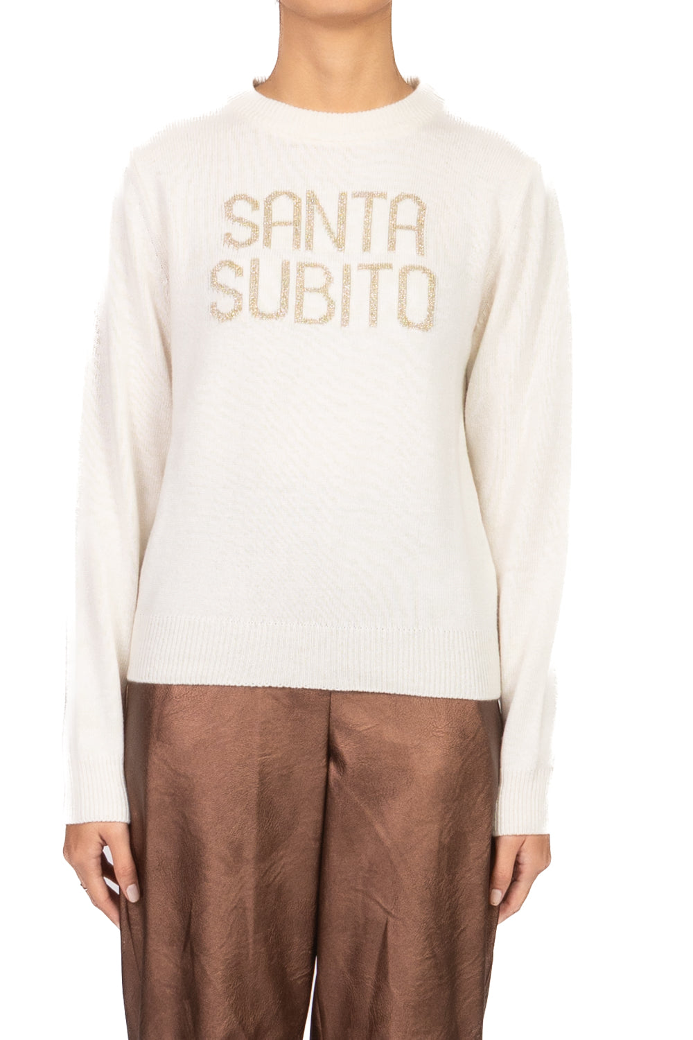 Tensione In - Maglia girocollo SANTA SUBITO Art. D82141