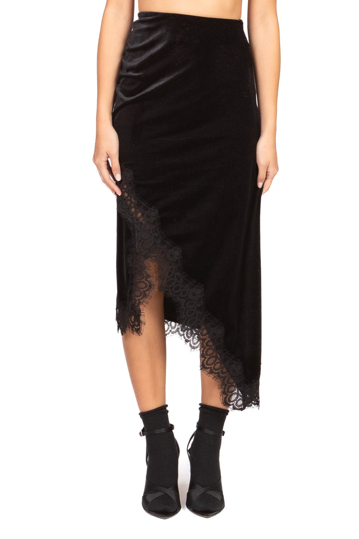 Imperial - Gonna asimmetrica in ciniglia Art. G9990040U